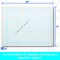 Flipside 9in X 12inTwo Sided Quadrant Grid Dry Erase Board 1/2in Square Bulk Class, 12PK 21012 - alternate 3
